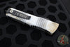 Microtech Combat Troodon OTF Knife- Sandtrooper- Double Edge- Battle White Handle- Battle White Blade 142-1 SAD