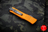 Microtech Combat Troodon Orange Double Edge OTF Black Part Serrated Blade 142-2 OR