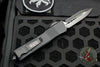 Microtech Combat Troodon OTF Knife- Tactical- Double Edge- Black Handle- Full Serrated Black Blade 142-3 T