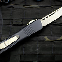 Microtech Combat Troodon Black Tanto Edge OTF With Apocalyptic Blade 144-10 AP