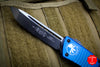 Microtech Combat Troodon Blue Tanto Edge Black Blade 144-1 BL