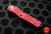 Microtech Combat Troodon Red Tanto Edge Black Part Serrated Blade 144-2 RD