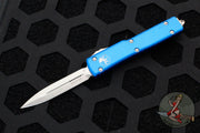 Microtech UTX-70 Blue Double Edge (OTF) Stonewash Blade 147-10 BL