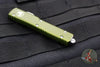 Microtech UTX-70 OTF Knife- Double Edge- OD Green With Stonewash Blade 147-10 OD