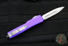 Microtech UTX-70 Purple Double Edge (OTF) Stonewash Blade 147-10 PU