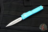 Microtech UTX-70 OTF Knife- Double Edge- Turquoise Handle With Stonewash Blade 147-10 TQ