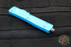 Microtech UTX-70 OTF Knife- Double Edge- Turquoise Handle With Stonewash Blade 147-10 TQ