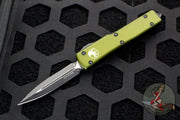 Microtech UTX-70 OD Green Double Edge (OTF) Black Blade 147-1 OD