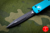 Microtech UTX-70 Turquoise Double Edge (OTF) Black Blade 147-1 TQ