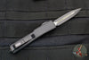Microtech UTX-70 OTF Knife- Double Edge- Tactical- Black Handle- Black Plain Edge Blade 147-1 T