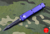 Microtech UTX-70 Purple Double Edge (OTF) Black Blade 147-1 PU
