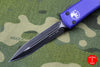 Microtech UTX-70 Purple Double Edge (OTF) Black Blade 147-1 PU