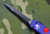 Microtech UTX-70 Purple Double Edge (OTF) Black Blade 147-1 PU