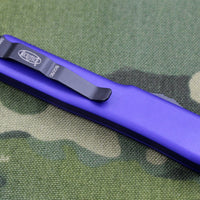 Microtech UTX-70 Purple Double Edge (OTF) Black Blade 147-1 PU