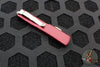 Microtech UTX-70 OTF Knife- Double Edge- Merlot Red Handle- Satin Blade 147-4 MR