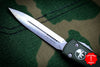 Microtech UTX-70 OD Green Double Edge (OTF) Satin Blade 147-4 OD