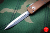 Microtech UTX-70 Tan Double Edge (OTF) Satin Blade 147-4 TA