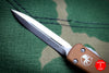 Microtech UTX-70 Tan Double Edge (OTF) Satin Blade 147-4 TA