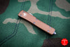 Microtech UTX-70 Tan Double Edge (OTF) Satin Blade 147-4 TA
