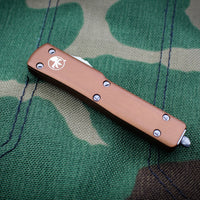 Microtech UTX-70 Tan Double Edge (OTF) Satin Blade 147-4 TA