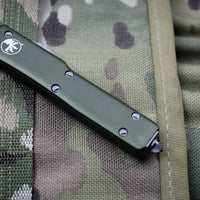 Microtech UTX-70 OD Green Single Edge (OTF) Apocalyptic Blade 148-10 APOD