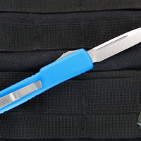 Microtech UTX-70 Blue Single Edge (OTF) Stonewash Blade 148-10 BL