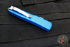 Microtech UTX-70 Blue Single Edge (OTF) Stonewash Blade 148-10 BL