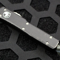 Microtech UTX-70 Distressed Black Single Edge (OTF) Apocalyptic Blade 148-10 DBK