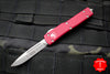 Microtech UTX-70 Red Single Edge (OTF) Stonewash Blade 148-10 RD