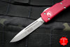 Microtech UTX-70 Red Single Edge (OTF) Stonewash Blade 148-10 RD