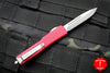 Microtech UTX-70 Red Single Edge (OTF) Stonewash Blade 148-10 RD