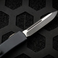 Microtech UTX-70 Single Edge OTF Jade Green G-10 Handle Top Black 148-1 GTJGS