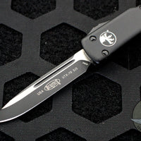 Microtech UTX-70 Black Tactical Single Edge (OTF) Black Body and Hardware 148-1 T
