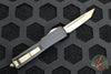 Microtech Black UTX-70 OTF Knife- Tanto Edge- Black Handle- Bronze Blade and HW 149-13