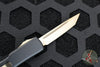 Microtech Black UTX-70 OTF Knife- Tanto Edge- Black Handle- Bronze Blade and HW 149-13