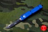 Microtech UTX-70 Blue Tanto Edge (OTF) With a Black Blade 149-1 BL
