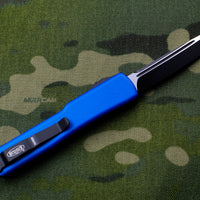 Microtech UTX-70 Blue Tanto Edge (OTF) With a Black Blade 149-1 BL