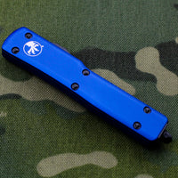 Microtech UTX-70 Blue Tanto Edge (OTF) With a Black Blade 149-1 BL