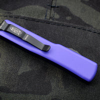 Microtech UTX-70 Purple Tanto Edge (OTF) With a Black Blade 149-1 PU