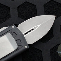 Microtech Exocet Black Wallet Money Clip Double Edge Out The Front (OTF) Apocalyptic Blade 157-10 AP