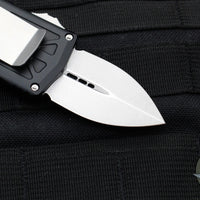 Microtech Exocet Wallet Money Clip OTF Auto Knife- Double Edge -Stonewash Blade 157-10