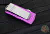 Microtech Exocet Violet Wallet Money Clip Double Edge Out The Front (OTF) Stonewash Blade 157-10 VI