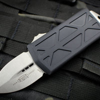 Microtech Exocet Proof Run Double Edge Out The Front (OTF) Stonewash Blade Wallet Clip 157-10 PR