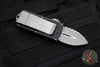 Microtech Exocet OTF Wallet Money Clip- Double Edge- Black Handle With Apocalyptic Full Serrated Blade 157-12 AP