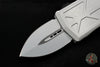 Microtech Stormtrooper Exocet Money Clip Double Edge Out The Front (OTF) Knife White With White Blade and Black HW 157-1 ST