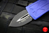 Microtech Exocet Purple Money Clip Double Edge Out The Front (OTF) Knife With Black Blade 157-1 PU