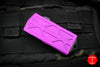 Microtech Exocet Violet Money Clip Double Edge Out The Front (OTF) Knife With Black Blade 157-1 VI