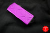 Microtech Exocet Violet Money Clip Double Edge Out The Front (OTF) Knife With Black Part Serrated Blade 157-2 VI