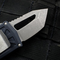 Microtech Exocet Black Wallet Money Clip Tanto Edge Out The Front (OTF) Apocalyptic Blade 158-10 AP