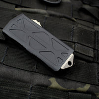 Microtech Exocet Black Wallet Money Clip Tanto Edge Out The Front (OTF) Apocalyptic Blade 158-10 AP